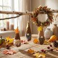 Cone gnome pendant gnome decoration autumn gnome H10cm 6 pcs | Floristik24.ie