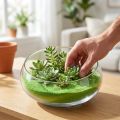 Color sand 0.1mm - 0.5mm green 2kg | Floristik24.ie