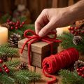Felt Cord Flausch Mirabell 25m Red | Floristik24.ie