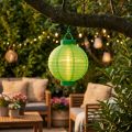 Solar Lantern with LED Garden Lantern for hanging Green 20cm | Floristik24.ie