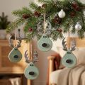Moose head mint for hanging 14.5cm x 7.2cm 4 pcs | Floristik24.ie