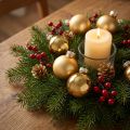 Mini Christmas balls glass in gold matt shine Ø3cm 22 pcs | Floristik24.ie