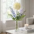 Artificial Allium Cream White Ornamental Onion Ø18cm L90cm | Floristik24.ie