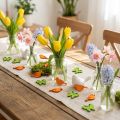 Decoration Bird and Butterfly Wooden Scatter Decoration Colorful 2cm 144 Pcs | Floristik24.ie