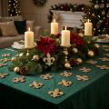 Scatter decoration wooden table decoration Christmas lily gold 4 cm 72 pcs | Floristik24.ie