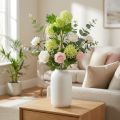 Artificial snowball, deco branch, artificial plant green Ø6.5cm L78cm | Floristik24.ie