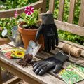 Kixx Nylon Gardening Gloves Size 10 Black | Floristik24.ie