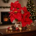 Christmas Star Red Artificial L55cm 2pcs | Floristik24.ie