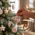 Christmas tree decorations glass Christmas tree decorations pastel 12 pieces | Floristik24.ie