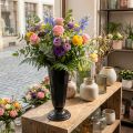 Adjustment vase Szwed Black Ø19cm | Floristik24.ie
