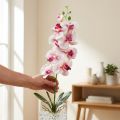 Orchid Phalaenopsis artificial 9 flowers white fuchsia 96cm | Floristik24.ie