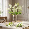 Lilac branch white 84cm | Floristik24.ie