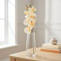 Artificial Orchid Cream Orange Phalaenopsis 78cm | Floristik24.ie