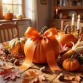Gift and decoration ribbon orange 40mm 50m | Floristik24.ie