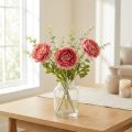 Artificial ranunculus as a bouquet for elegant and low-maintenance decoration, 51cm, 3 pieces | Floristik24.ie