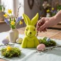 Thinking Rabbit Easter Rabbit Bust – 2nd Choice – Yellow-Green 16.5×13×27cm | Floristik24.ie