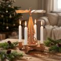 Pyramid Candles White Small Candles 6.5cm 24 pcs | Floristik24.ie