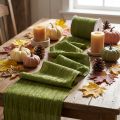 Table ribbon crash moss green 100mm 15m | Floristik24.ie