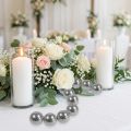Decorative Beads Ø2cm Silver 12 Pcs | Floristik24.ie