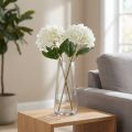 Artificial hydrangea flower for elegant, modern interior design, 80cm, 2 pieces | Floristik24.ie