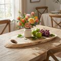 Wooden tray made of acacia wood with live edge, L36–45cm W15–21cm | Floristik24.ie