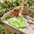 Kixx gardening gloves size 7 light green, lime | Floristik24.ie