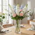 Levkoje White artificial flower Artificial stem flower 78cm | Floristik24.ie