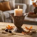 Candle holder trophy antique