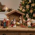 Nativity Figures Set 11 Colorful Figures Hand-Painted 3.5-9.5cm | Floristik24.ie