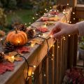 LED rice light chain 80 LED garland for outdoors warm white 6m | Floristik24.ie