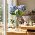 Hydrangea flowering branch for stylish home decoration, 80cm, 2 pieces | Floristik24.ie
