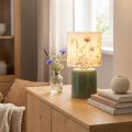 LED table lamp with floral pattern for stylish living room lighting, 23cm | Floristik24.ie