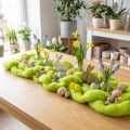 Soft Felt Wool for Seasonal and Home Decoration, 2m Green | Floristik24.ie