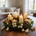 Mini Christmas baubles cream mix matt/glossy Ø25mm 140p | Floristik24.ie