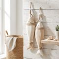 Wooden fish Maritime hanging decoration Paulownia 27cm 2pcs | Floristik24.ie
