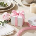 Gift and decoration ribbon 8mm x 50m light pink | Floristik24.ie