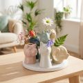 Vase decorative animal figurines, perfect for playful room design, 13cm | Floristik24.ie