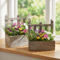 Planter Wooden Mini Flower Box