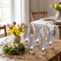 Stand Table Decoration Easter Bunny Decoration Felt Grey 19cm 12 Pcs | Floristik24.ie