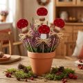 Plug fly agaric 7cm L33,5cm 16 pcs | Floristik24.ie