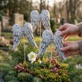 Decorative plug angel wings 10cm 3 pcs | Floristik24.ie