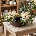 Plant heart "Amora" brown 35 x 35cm, 1pc | Floristik24.ie