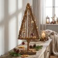 Wooden Christmas tree decoration wooden decoration branches vines 27.5x10x60cm | Floristik24.ie