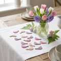Scatter decoration bird decoration wood, scattered pieces pink tones 4 cm 72 pcs | Floristik24.ie