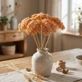 Yarrow artificial artificial flowers orange 50cm 5pcs in bunch | Floristik24.ie
