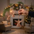 Angels to hang, Advent decorations, metal decorations copper-colored 9 × 10cm 3pcs | Floristik24.ie