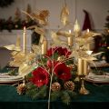 Eucalyptus Artificial Lancet Eucalyptus Branch Gold 95cm | Floristik24.ie