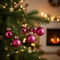 Mini glass balls Christmas tree balls pink Ø2.5cm 22 pcs | Floristik24.ie