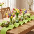 Felt ribbon 7.5cm x 5m green | Floristik24.ie