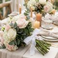 White ruffled organza ribbon, decorative ribbon, 25mm wide, 10m long | Floristik24.ie